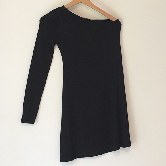 LA Made Dress Asymmetrical Hem One Shoulder - Picture 4 of 6